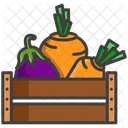 Caja De Verduras Icono