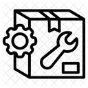 Herramientas de equipo de caja con configuración  Icono