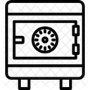 Caja Fuerte Economia Grafico Icono