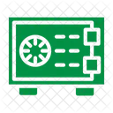 Caja De Seguridad Casillero De Banco Caja Fuerte De Banco Icono