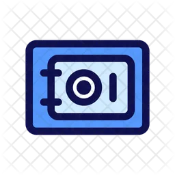 Caja fuerte del banco  Icono