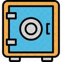 Caja fuerte del banco  Icono