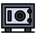 Caja fuerte del banco  Icono