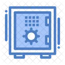 Casillero Caja Fuerte Banco Icono