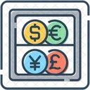 Caja fuerte del banco  Icono