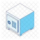 Caja Fuerte Caja De Dinero Boveda De Banco Icono