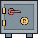 Caja Fuerte De Banco Casillero De Banco Boveda De Banco Icono