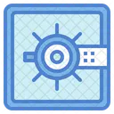 Caja fuerte del banco  Icono