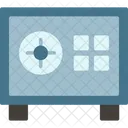 Caja fuerte del banco  Icono