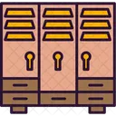Caja Fuerte Taquillas Protegidas Icono