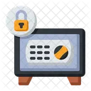 Caja fuerte del banco  Icono
