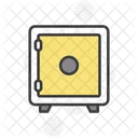 Caja Fuerte Del Banco Icono