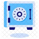 Caja fuerte del banco  Icono