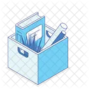 Caja De Libro Libro Caja Icon