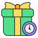 Hora de la caja de regalo  Icono