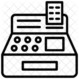 Caja registradora  Icono