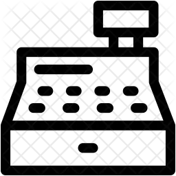 Caja registradora  Icono