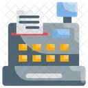 Caja Registradora Compras Tienda Icono