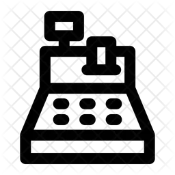 Caja registradora  Icono