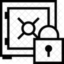 Cerradura Caja Fuerte Caja Fuerte Segura Casillero Seguro Icono