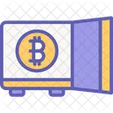 Caja fuerte bitcoin  Icono