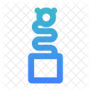Resorte Caja Simple Icono