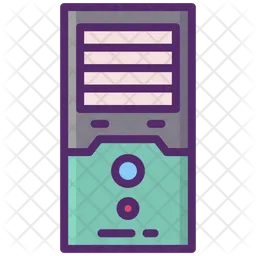 Caja de torre completa  Icono