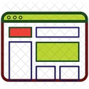 Pantalla De Cuadros Pantalla Monitor Icono