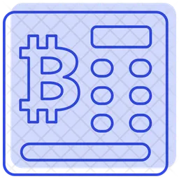 Cajero automático de bitcoins  Icono