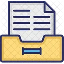 Cajon De Archivos De Abogados Informe De Caso De Defensa Penal Cajon De Archivos Legales Icono