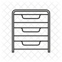 Cajones Oficina Escritorio Icono