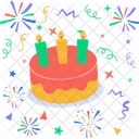 Cake New Year Cake New Year Party Icon