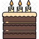 Large Birthday Cake Icon
