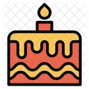 Birthday Cake Candle Celebration Icon