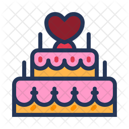 Cake Icon Of Colored Outline Style Available In Svg Png Eps Ai Icon Fonts