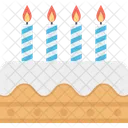 Cake Birthday Cake Candles Icon