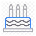 Cake Candle Celebration Icon