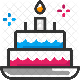 Cake Icon Of Colored Outline Style Available In Svg Png Eps Ai Icon Fonts