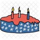 Cake Candle American Icon