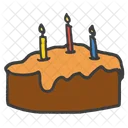 Cake Candle Chocolate Icon