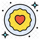 Cake Food Heart Icon
