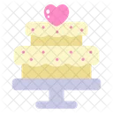 Cake Dessert Valentine Icon