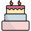 Cake Dessert Birthday Icon