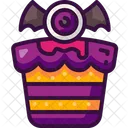 Cake Eyeball Monster Icon
