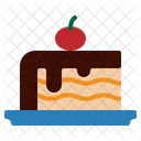 Cake Piece Party Dessert Sweet Icon