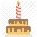 Cake Celebration Greeting Icon