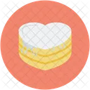 Cake Heart Shape Icon