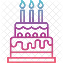 Cake Birthday Candles Icon