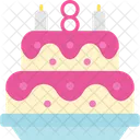 Cake Birthday Celebration Icon