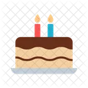 Cake Birthday Desserts Icon